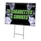 Signmission E-cigs & Smokes Yard Sign & Stake outdoor plastic coroplast window, C-1824 E-Cigs & Smokes C-1824 E-Cigs & Smokes - alternate 1